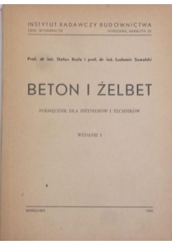 Beton i żelbet, 1948 r.