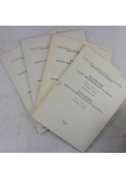 Słownik łaciny średniowiecznej w Polsce, tom VII zeszyt 1, 2,3,6