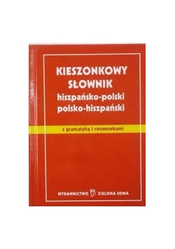 Kieszonkow słownik hiszpańsko-polski, polsko-hiszpański