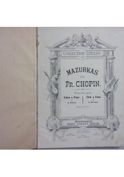 Mazurkas de Fr.Chopin