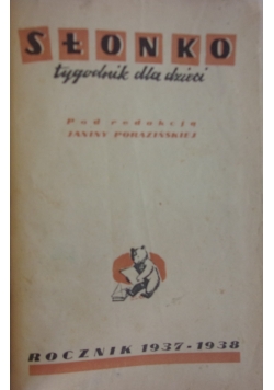 Słonko. Tygodnik dla dzieci, 1937 r.