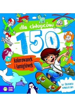 150 kolorowanek dla chłopców