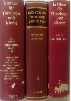 Lexikon fur Theologie und Kirche 3 tomy