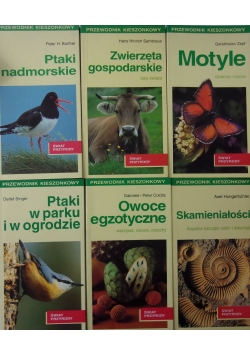 Przewodnik kieszonkowy, świat przyrody, 6 kiążek