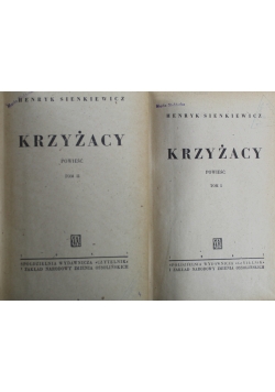 Krzyżacy tom I i II 1945 r