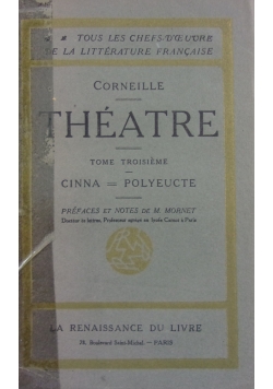 Theatre ,Tome Troisieme