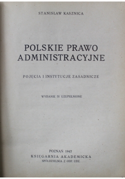 Polskie prawo administracyjne 1947 r