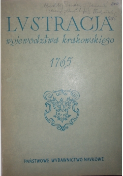 Lvstracja województwa krakowskiego 1765