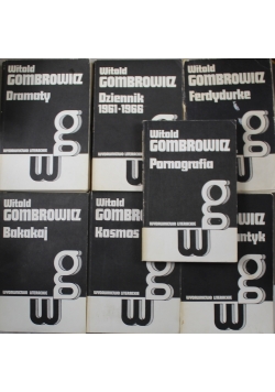 Witold Gombrowicz 8 tomów