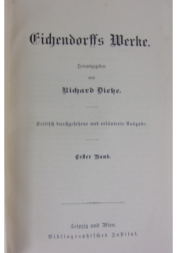 Eichendorffs Werke. Tom I.