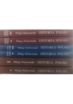 Powszechna historia polityczna Polski zestaw 6 książek