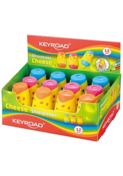 Temperówka KEYROAD Cheese Display 12 sztuk mix