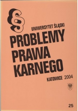 Problemy prawa karnego 25