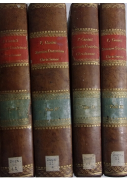 Summa doctrinae christianae, zestaw 4 książek