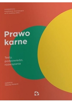 Prawo karne testy podpowiedzi rozwiązania