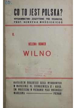 Co to jest Polska Wilno 1919 r.