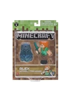 Minecraft, Alex with elytra wings, nowe