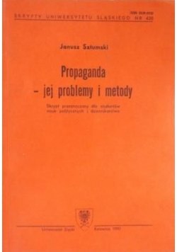 Propaganda jej problemy i metody