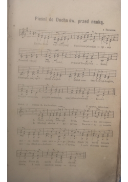 Śpiewniczek zawierający pieśni kościelne z melodyami: dla użytku młodzieży szkolnej, 1881 r.