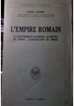 L'empire Romain, 1925r.