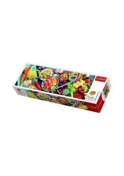 Puzzle 1000 Panorama Słodkie przysmaki
