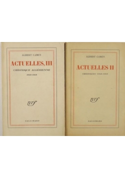 Camus Albert - Actuelles, 2 tomy