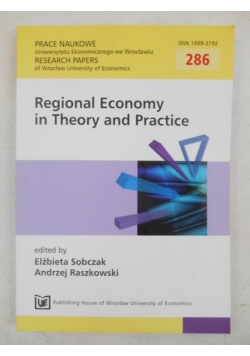 Regional Economy in Theory and Practice