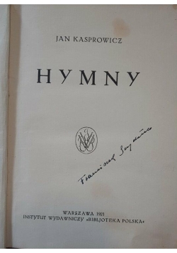Hymny, 1921 r.