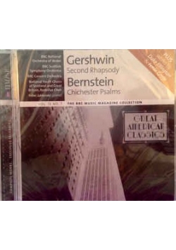 Gershwin Second Rhapsody Bernstein Chichester Psalms CD