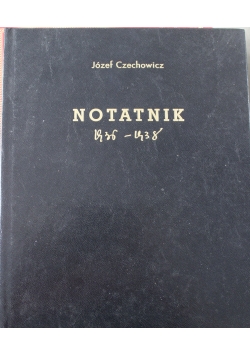 Notatnik 1936 do 1938