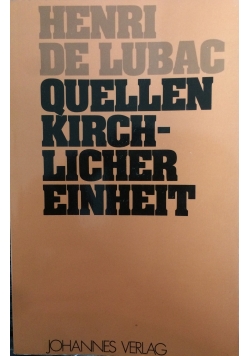Quellen Kirchlicher Einheit
