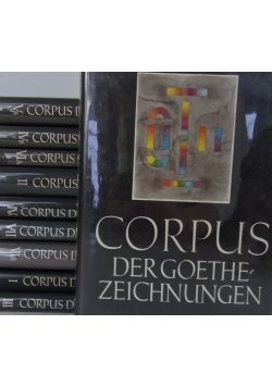 Corpus Der Goethezeichnungen, zestaw 10 tomów