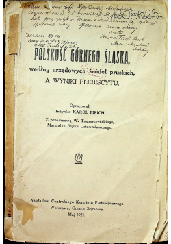 Polskość górnego śląska 1921 r