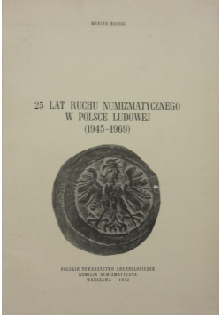 25 lat Ruchu Numizmatycznego w Polsce Ludowej
