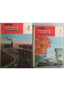 Młody technik.  Tom 1 i 2. 12 numerów