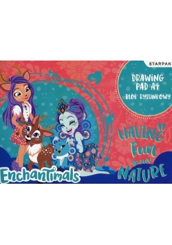Blok rysunkowy A4 Enchantimals 20 kartek 20 sztuk