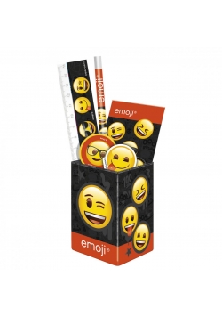 Zestaw przyborów szkolnych Emoji 10 DERFORM