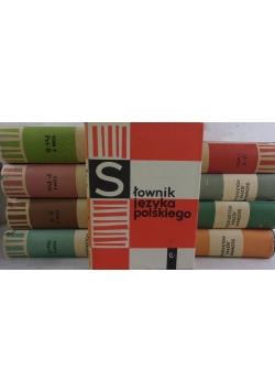 Słownik języka polskiego, Zestaw 9 książek