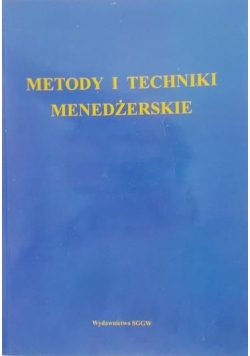 Metody i techniki menedżerskie