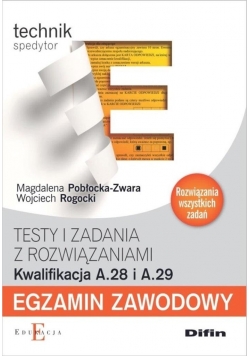 Egzamin zawodowy Kwalifikacja A 28 i A 29