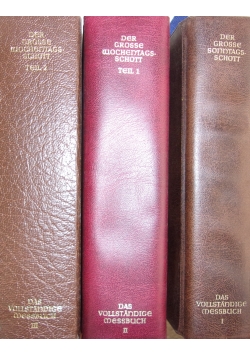 Das Vollstaddige Messbuch, tom I-III