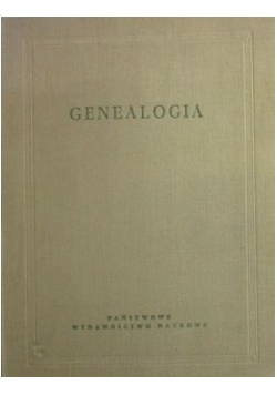 Genealogia. Tablice