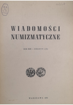 Wiadomości numeryczne zeszyt 1