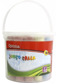 Kreda chodnikowa jumbo 20szt OPTIMA