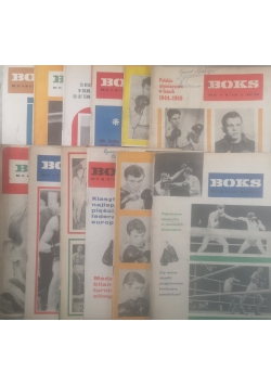 Boks, rok XII, numery od 1 do  12
