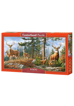 Puzzle 4000 Royal Deer Family CASTOR
