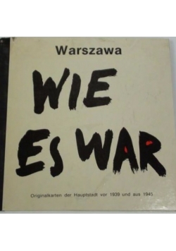 Warszawa. Wie es War