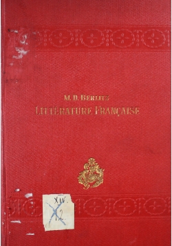 Elements de la Litterature Francaise 1910 r.