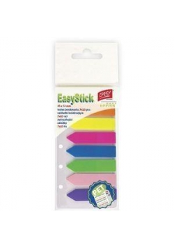 Zakładki indeksujące 45x12mm 7 kolorów EASY
