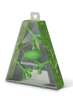 Anywhere Light lampka do książki zielona